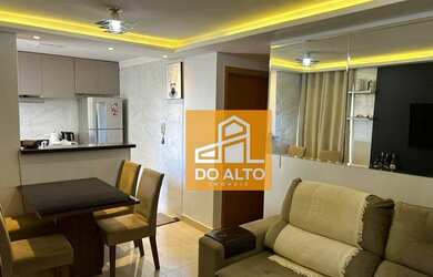 Imagem: O apartamento possui 2 Dormitórios, 1 Banheiro, 1 Vaga na garagem