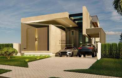 Imagem: A casa em condomínio possui 3 Dormitórios, 4 Banheiros, 4