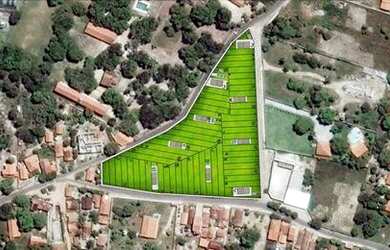 Imagem: O terreno possui 162m² de Área e está localizado em Eusébio