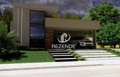 Imagem: A casa em condomínio possui 4 Dormitórios, 5 Banheiros, 4