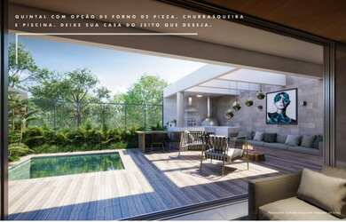 Imagem: A casa possui 3 Dormitórios, 5 Banheiros, 2 Vagas na garagem