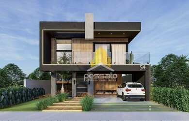 Imagem: A casa em condomínio possui 3 Dormitórios, 3 Banheiros, 2