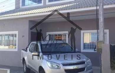 Imagem: A casa em condomínio possui 4 Dormitórios, 1 Banheiro, 2 Vagas