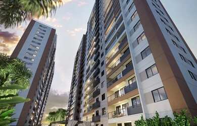 Imagem: O apartamento possui 2 Dormitórios, 2 Banheiros, 1 Vaga na