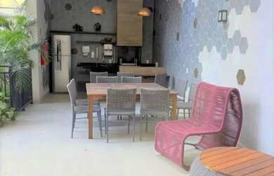 Imagem 12: Studio de 1 quarto, mobiliado, com varanda, linda vista e ótima estrutura no prédio. Perto