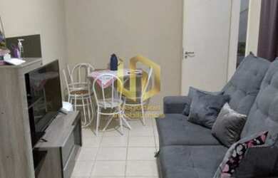 Imagem: O apartamento possui 2 Dormitórios, 1 Banheiro, 1 Vaga na garagem