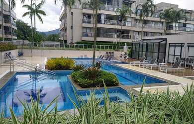 Imagem: O apartamento na cobertura possui 4 Dormitórios, 3 Banheiros