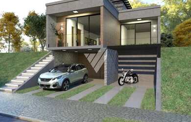 Imagem: A casa em condomínio possui 3 Dormitórios, 4 Banheiros, 2