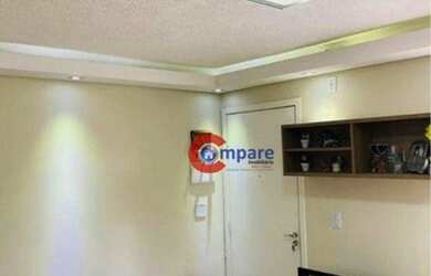 Imagem: O apartamento possui 2 Dormitórios, 1 Banheiro, 1 Vaga na garagem