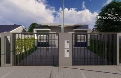 Imagem: A casa possui 2 Dormitórios, 1 Banheiro, 2 Vagas na garagem