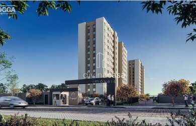 Imagem: O apartamento possui 2 Dormitórios, 1 Banheiro, 1 Vaga na garagem