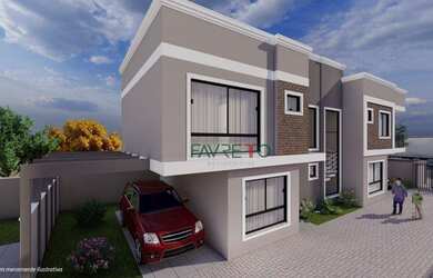 Imagem: A casa possui 3 Dormitórios, 3 Banheiros, 1 Vaga na garagem