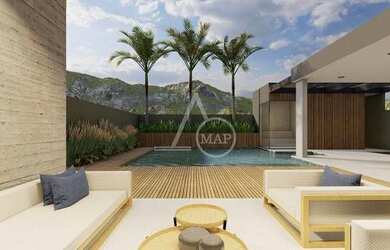 Imagem: A casa em condomínio possui 5 Dormitórios, 5 Banheiros, 5