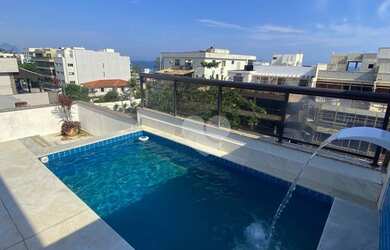 Imagem: O apartamento na cobertura possui 4 Dormitórios, 4 Banheiros