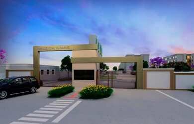 Imagem: O apartamento possui 2 Dormitórios, 1 Banheiro, 1 Vaga na garagem