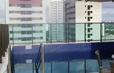 Imagem: O apartamento possui 1 Dormitório, 1 Banheiro, 1 Vaga na garagem