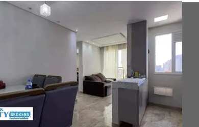 Imagem: O apartamento possui 2 Dormitórios, 1 Banheiro, 1 Vaga na garagem