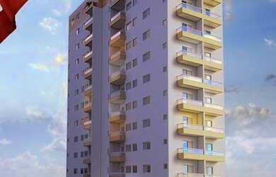 Imagem 1: Apartamento à venda, 55 m² por R$ 232.587,99 - Caiçara - Praia Grande/SP