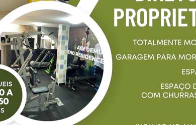 Imagem: O studio possui 1 Dormitório, 1 Banheiro, 1 Vaga na garagem