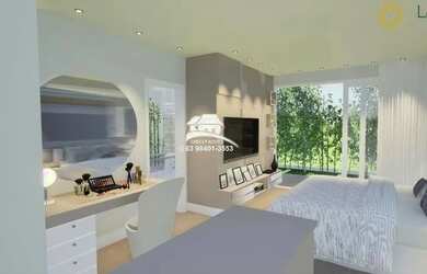 Imagem: A casa em condomínio possui 4 Dormitórios, 5 Banheiros, 5