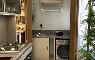 Imagem: O apartamento possui 2 Dormitórios, 2 Banheiros, 1 Vaga na