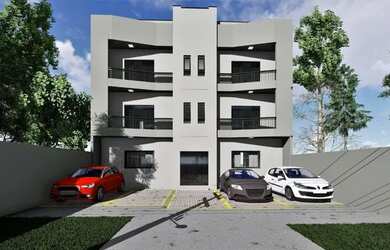 Imagem: O apartamento possui 2 Dormitórios, 1 Banheiro, 1 Vaga na garagem