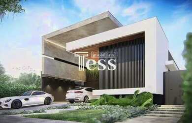 Imagem: A casa em condomínio possui 4 Dormitórios, 5 Banheiros, 3