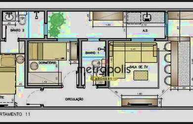 Imagem 11: Apartamento Garden à venda, 57 m² por R$ 461.000,00 - Jardim Pilar -...