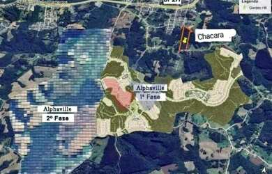 Imagem: O terreno possui 66.000m² de Área e está localizado em Ferraria