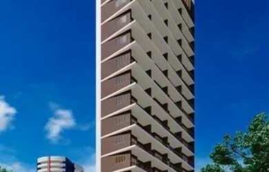 Imagem: O apartamento possui 1 Dormitório, 1 Banheiro, 1 Vaga na garagem