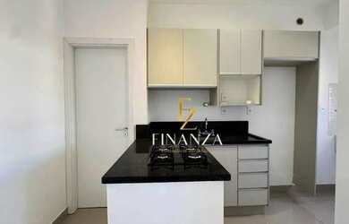 Imagem: O apartamento possui 1 Dormitório, 2 Banheiros, 1 Vaga na garagem