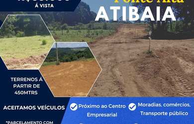 Imagem: O terreno possui 450m² de Área e está localizado em Ponte