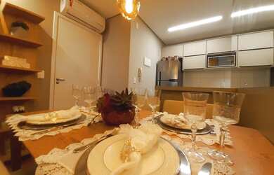 Imagem: O apartamento possui 2 Dormitórios, 2 Banheiros, 1 Vaga na