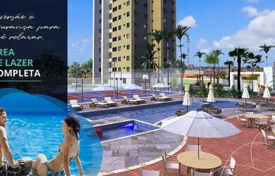 Imagem: O apartamento possui 2 Dormitórios, 1 Banheiro, 1 Vaga na garagem