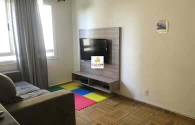 Imagem: O apartamento possui 2 Dormitórios, 1 Banheiro, 1 Vaga na garagem