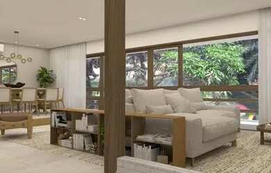 Imagem: A casa em condomínio possui 5 Dormitórios, 5 Banheiros, 3