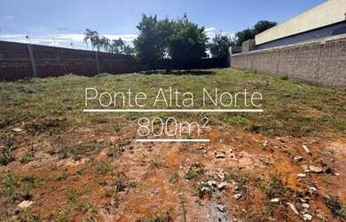 Imagem: O terreno possui 800m² de Área e está localizado em Ponte