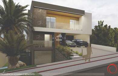 Imagem: A casa possui 4 Dormitórios, 5 Banheiros, 2 Vagas na garagem