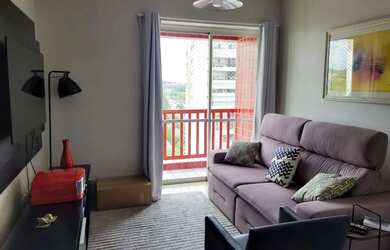 Imagem: O apartamento possui 2 Dormitórios, 1 Banheiro, 1 Vaga na garagem