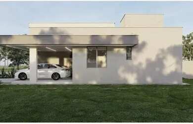 Imagem: A casa em condomínio possui 3 Dormitórios, 2 Banheiros, 1