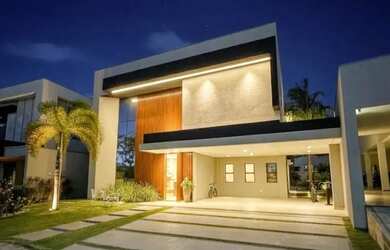 Imagem: A casa em condomínio possui 4 Dormitórios, 5 Banheiros, 4