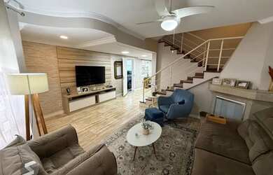 Imagem: A casa em condomínio possui 3 Dormitórios, 5 Banheiros, 5