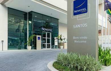 Imagem 1: Hotel Novotel Santos - Total infraestrutura no local - Administrado pela...