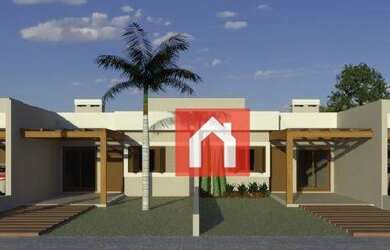 Imagem: A casa possui 2 Dormitórios, 1 Banheiro, 1 Vaga na garagem