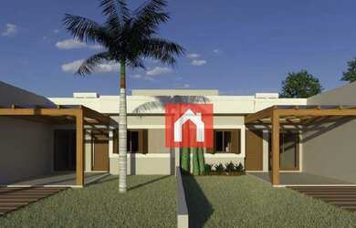 Imagem 2: Casa com 2 dormitórios à venda, 73 m² por R$ 247.910,65 - Country -...