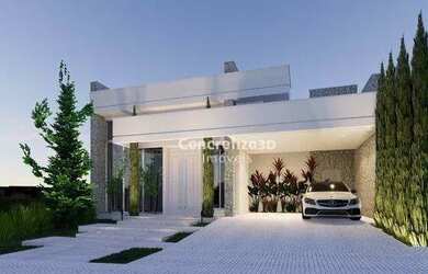 Imagem: A casa em condomínio possui 3 Dormitórios, 5 Banheiros, 4