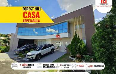 Imagem: A casa em condomínio possui 4 Dormitórios, 5 Banheiros, 4