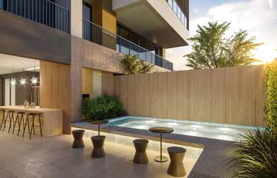 Imagem: O apartamento possui 4 Dormitórios, 5 Banheiros, 3 Vagas na