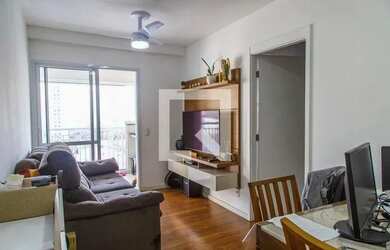 Imagem: O apartamento possui 1 Dormitório, 1 Banheiro, 1 Vaga na garagem