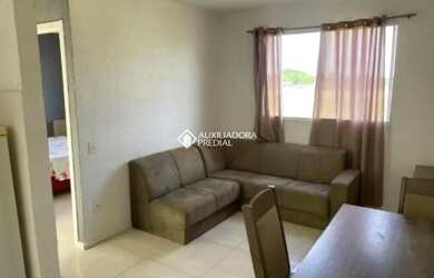 Imagem: O apartamento possui 2 Dormitórios, 1 Banheiro, 1 Vaga na garagem